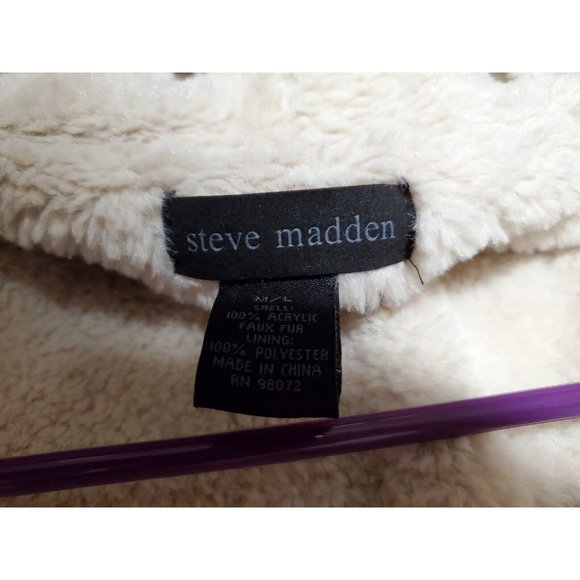 STEVEN MADDEN Multi Color Southwestern Faux Fur Vest Size M/L‎ - Picture 3 of 4